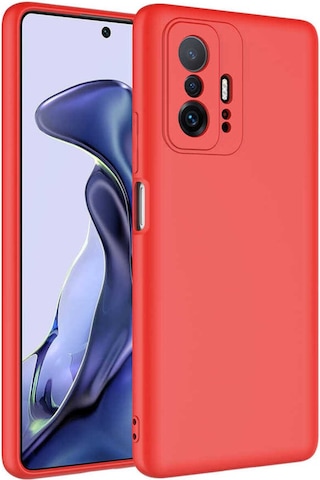 Xiaomi Mi 11t Pro 5g Uyumlu İçi Kadife Kamera Korumalı Renkli Silikon Kılıf