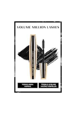 L'Oreal Paris Volume Mıllıon Lashes Maskara Siyah