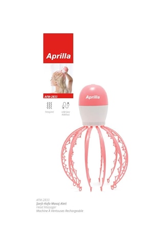 Aprilla Afm-2833 Şarjlı Titreşimli Kafa Masaj Aleti