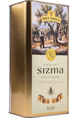 Hacı Kuşçu Erken Hasat Naturel Sızma Zeytinyağı 5 L