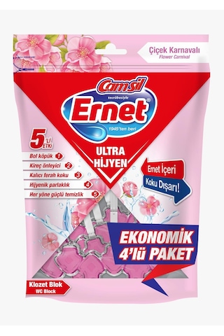 Ernet Klozet Bloğu Çiçek Karnavalı 4lü Paket X 3 Adet