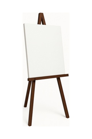 Ceviz Ahsap Resim Standi Sovale 120x50 Cm Cın092