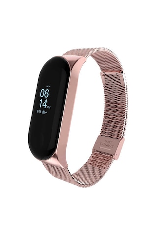 Xiaomi Mi Band 5 Uyumlu Krd-06 Metal Mkst Kordon-gold