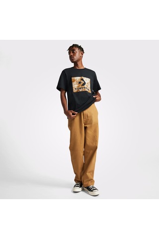 Converse Star Chevron Camo Erkek Siyah T-shirt