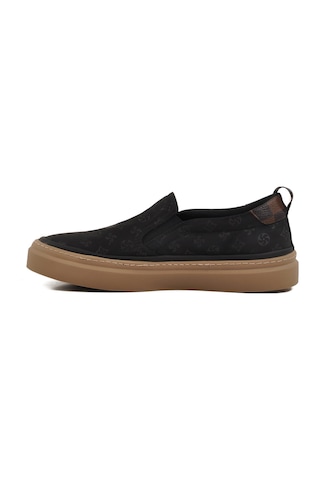 Guja Siyah Hafif Slip-on Erkek Casual Ayakkabı 25y501-6 M Siyah
