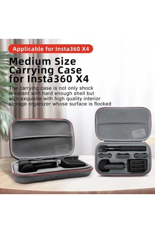 Ebitda Insta360 X4 Amagisn Kılıf, Orta Saklama Çantası, El Koruyucu Çok Renkli