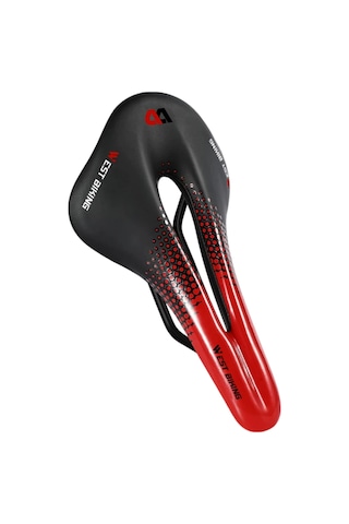 Yaozixa Ergonomik Bisiklet Jantı - Yüksek Esneklikli, Konforlu Ve Havalandırmalı - Yol Bisikleti İçin Kırmızı-siyah Oturak Çok Renkli