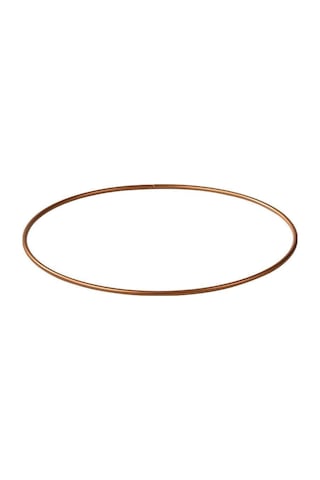 Edora Home 12'li Metal Yuvarlak Supla, Rose Amerikan Servis, Halka Runner - Paslanmaz Rose