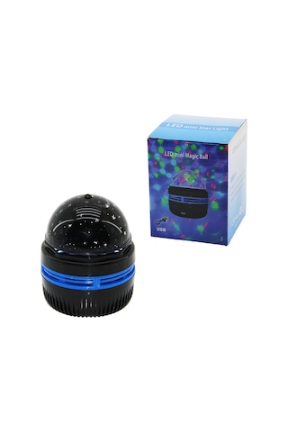 Storeşahin Led Mini Star Gece Lambası Usb & Pil, Renk Değiştirme, Döner Shn0720 Çok Renkli