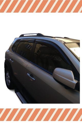 Hyundai Tucson 2005-2010 Modellerine Özel 4'Lü Mügen Tip Cam Rüzg