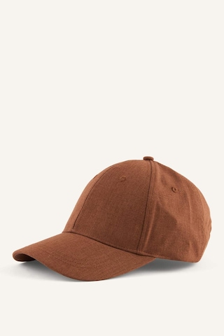 Defacto Erkek Basıc Düz Keten Karışımlı Cap Şapka H5923ax26smbn496 Kahve-bn496