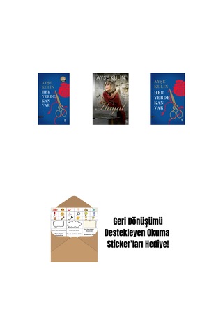 Her Yerde Kan Var Midi Boy + Hayal + Her Yerde Kan Var Ciltli + Okuma Sticker'ları