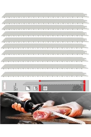 Gator Paslanmaz Çelik 10 Ad. 30cm Tilki Kuyruğu Et Kemik Kesim Bıçağı Özel Yerli Imalat Gtr 90301910