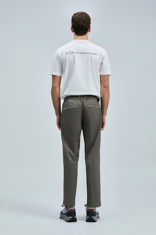 Lufian Zany Modern Grafik T- Shirt Beyaz Beyaz 111020255100500 Beyaz