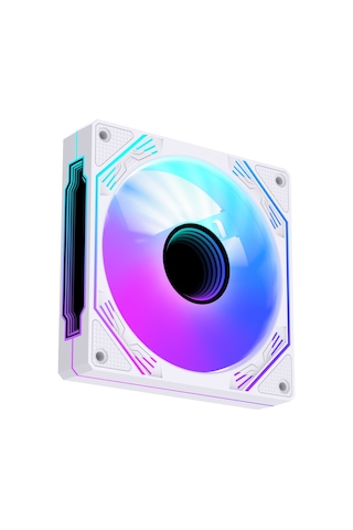 Ng-a120w 2 Adet Infinity Mirror Argb Pwm Kasa Fanı Beyaz