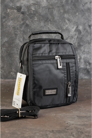 Çok Gözlü El Ve Omuz Askılı Siyah Su Geçirmez Çanta 3460 Siyah