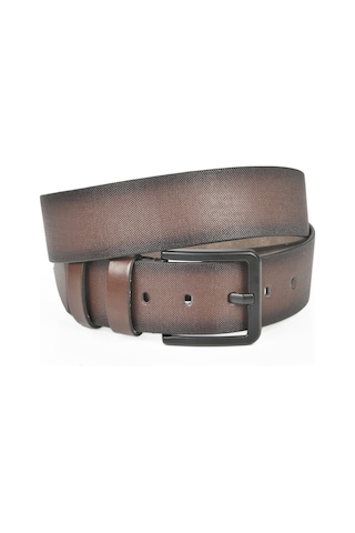 Deepsea Erkek Kahve Kemer 4,5 Cm Spor Kemer Suni Deri Kemer 2402623 Kahve