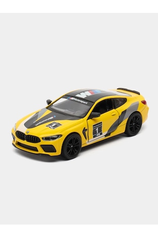 Kinsmart Bmw M8 Competition Coupe Livery Edition Kt5425df 1:38 Scale Model Lisanslı Sarı