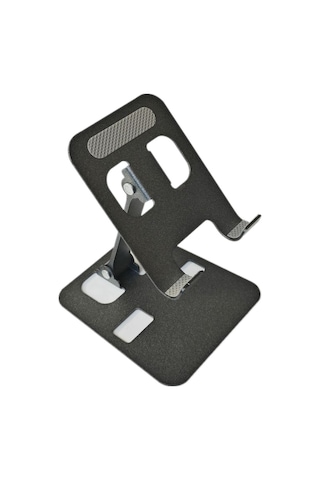 Metal Ayarlanabilir Telefon Tutucu Stand Gri