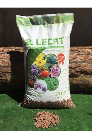 Serada Decor Plant Kil Bilyesi 3 Lt 3-8 Mm Genleştirilmiş Kil Bilyesi Orkide Kil Bilyesi