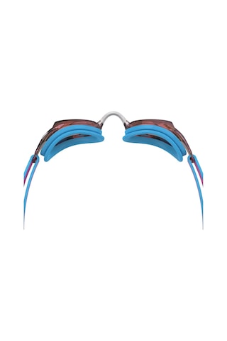Speedo Vanquisher 3.0 Mirror Yüzme Gözlüğü Gençler İçin Üniseks, Picton Blue/vermillion/gold Mirror, Tek Beden Açık Gri
