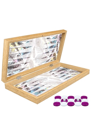 Klasik Feather Tavla Ürün Ölçüleri A : 48.0cm X 24.0cm X 6.5cm