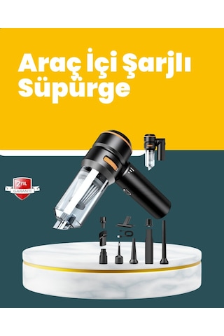 Araç İçi Derinlemesine Temizlik İçin Kompakt Ve Ergonomik El Süpürgesi Cn