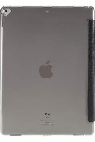 iPad Uyumlu Pro 12,9 İnç Dört Katlı İpek Dokulu Origami Standlı Akıllı Deri Kılıf