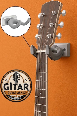 Lastvoice Gds-666gry Kaliteli Gitar Duvar Askısı Standı Aparatı Gri