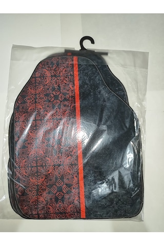 Dekoratif Desenli Oto Halı Paspas Takımı