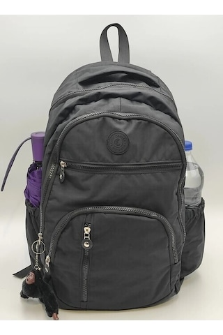 Unisex Krinkıl Su Geçirmez Kumaş Büyük Boy Çok Gözlü Çanta