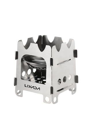 Xiyyadms Kollektif Kamping Odun Fırını - Alkol Tepsili, Katlanabilir Ve Hafif, Çelik Malzeme, 140g Ağırlık, Sürvival Ve Bisiklet Turları İçin Çok Renkli