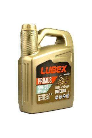 Lubex Primus Mv-La 5W-30 Tam Sentetik Motor Yağı 4 L