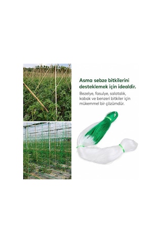 Sunup Sn-38879 Bitki Tırmanma Ağı 1.5x100 M Yeşil