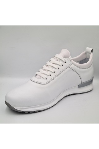 Libero 4195 Beyaz Hakiki Deri Erkek Günlük Casual Sneaker