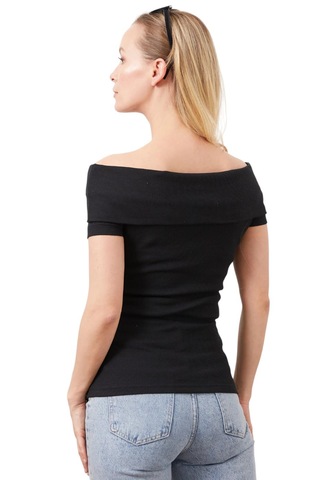 Modonna Yaka Kısa Kol Bluz