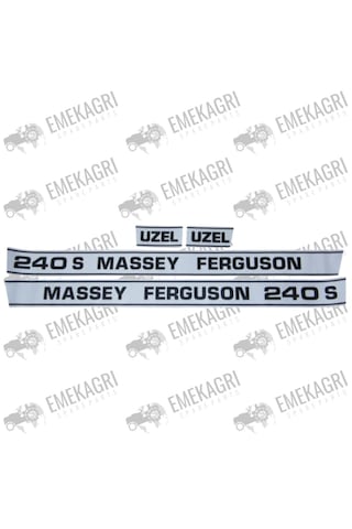 Massey Ferguson 240s Yan Yazı Takımı Rl