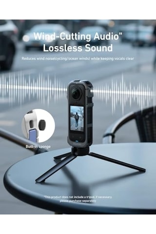 Insta360 X5 Utility Metal Çerçeve Metal Frame For Insta 360 X5 Insta360 X5 İçin Koruyucu Çerçeve