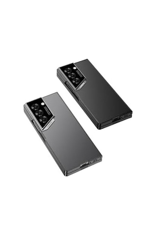 Galaxy Z Fold 6 Kılıf Ultra İnce Kamera Korumalı Sert Rubber Zore 3. Seri Procase Kapak-titanyum-gri 50 x 22