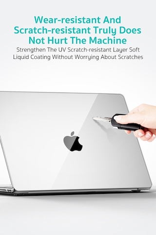 MacBook Neo A3404 Uyumlu Ultra İnce Kristal Sert Kılıf Hardcase Şeffaf