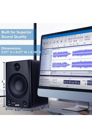Smx-5bt 5" Bluetooth Destekli Stüdyo Monitörü