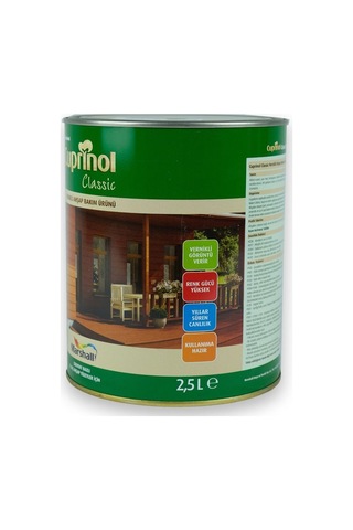 Cuprinol Vernikli Ahşap Bakım Ürünü Klasik Koyu Ceviz 2,5 L