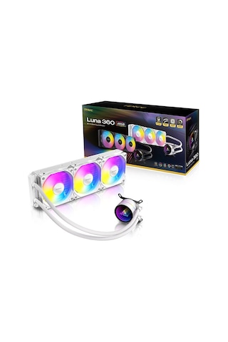 Antec Luna 360 Argb Whıte Fanlı Am5/lga 1851 360mm Beyaz Sıvı İşlemci Soğutucusu
