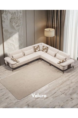 Losso Modüler Köşe Koltuk Takımı & Oturma Grubu Ekru