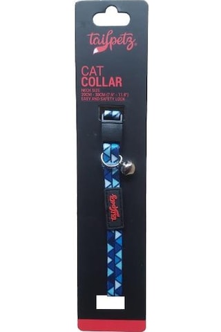 Tailpetz Cat Color Easy & Safety Lock Mosaic Ayarlanır Kedi Boyun Tasması