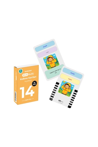 Bigibuddy Wordsbuddy Türkçe İngilizce Kelime Kartları Bedenim Ve Günlük Yaşam 90 Kart 3 Lü Set Bigione Cihaz Hariç