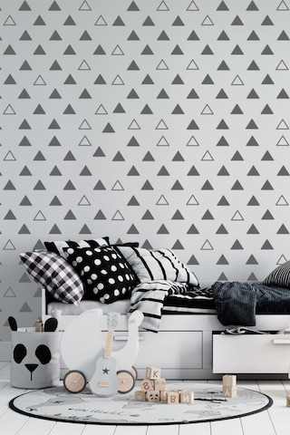 Modern Üçgen Duvar Sticker, Bebek Ve Çocuk Odası Dekoratif Duvar (552798410)