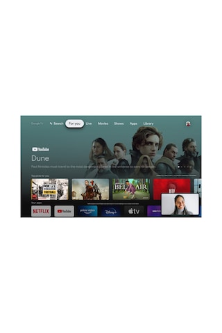 Sagatronic 906099913 65" UHD Google QLED TV