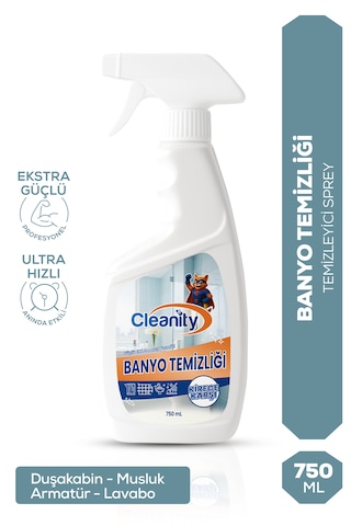 Banyo Temizliği 750 Ml Kireç, Sabun Ve Su Lekelerine Karşı Etkili Banyo Temizleyici