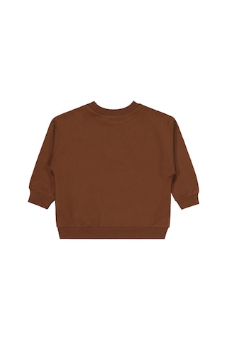 Civil Boys Cvl Team Etiketli 2-5 Yaş Sweatshirt Koyu Kahve